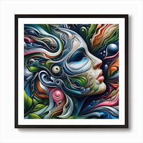 Psychedelic Art 4 Art Print