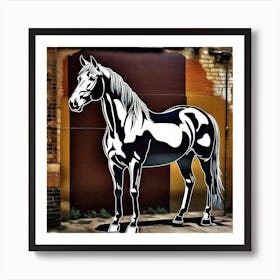 Horse By Jackson Pollock Art Print