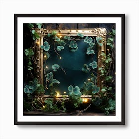 Frame With Ivy 1 Art Print