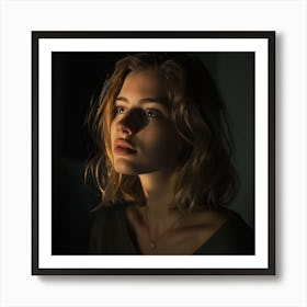 Portrait Of A Young Woman 8 Art Print