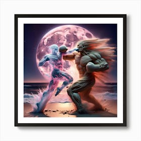 Elemental Boxing Art Print