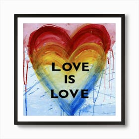 Love Is Love Art Print Painting Poster Art Print