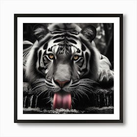 White Tiger 1 Art Print