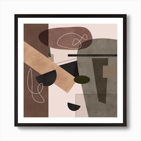 Grounded Square Art Print