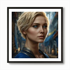 Blonde Ambition Art Print