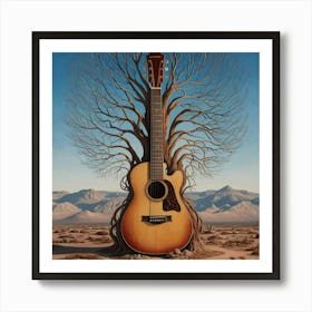 Acoustic Guitar Art Print