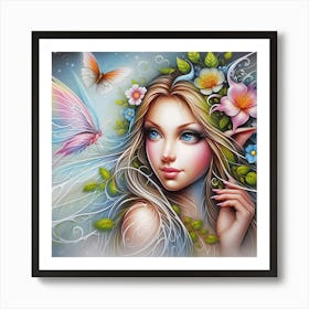 Fairy Painting 2 Art Print