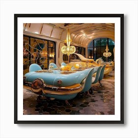 Car Dining Room Poster