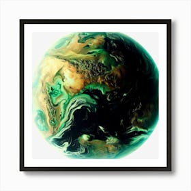 Illustrations Exoplanet Planet Cosmos Universe Nasa Art Print