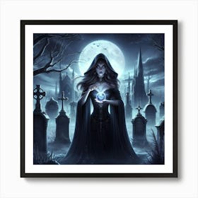 Gothic Witch Art Print