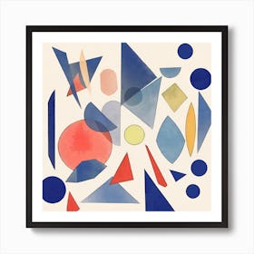 Abstract Shapes Art Print