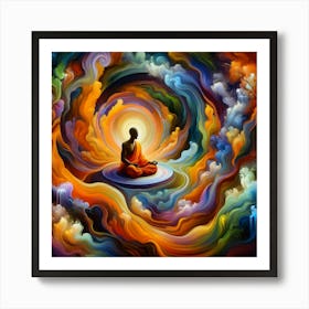 Buddha Meditation Art Print