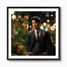 Man In A Suit Art Print