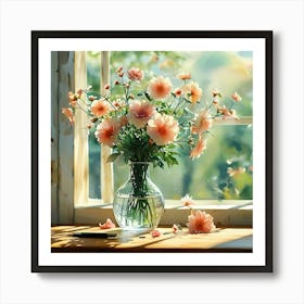 Flowers In A Vase Art Print