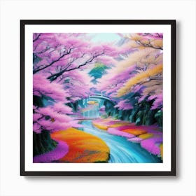 Sakura Blossoms 3 Art Print