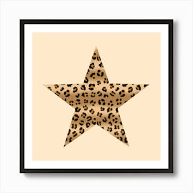 Leopard Star 2 Art Print