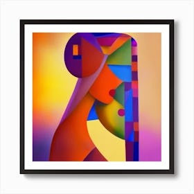 Abstract Painting Goddess Art Print