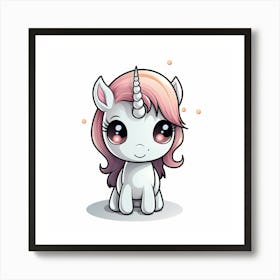 Cute Unicorn 329 Art Print