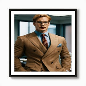 Man In A Suit 1 Art Print