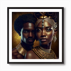 Prince and Princess Art Print