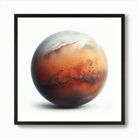 Mars Planet Art Print