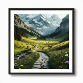 Swiss Alps 1 Art Print