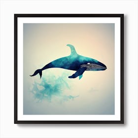 Whale Art Print