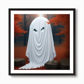 Ghost In The Woods 17 Art Print