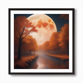 Harvest Moon Dreamscape 29 Art Print