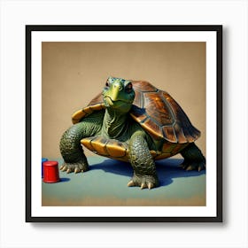 Turtle Painting Art Print