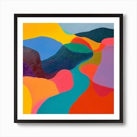 Abstract Travel Collection Australia 5 Art Print