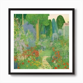 Garden In Bloom Art Print