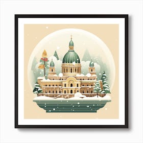 Budapest Hungary Snowglobe Art Print