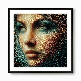 A portrait of woman 4 Art Print