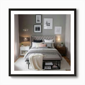 Bedroom Design Art Print