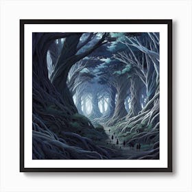 Forest Of Trees 1 Art Print