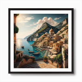 Amalfi Coast Art Print