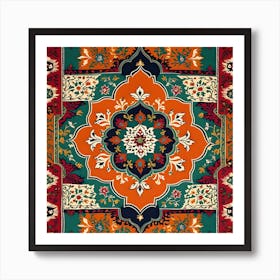 PAKISTAN ORIENTAL RUG Art Print