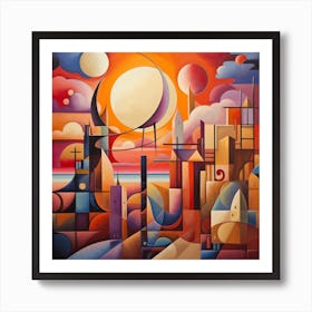 Cityscape 13 Art Print