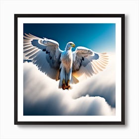 Eagle In Flight Art Print