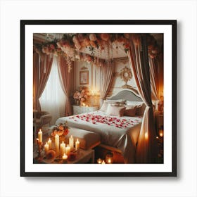 Romantic Bedroom 2 Art Print