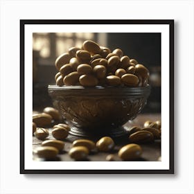 Coffee Beans In A Bowl 22 Art Print