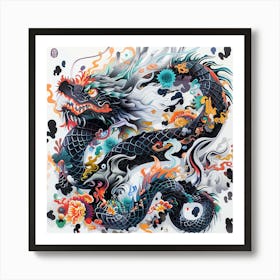 Dragon Painting 3 Art Print