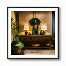 Buddhist Statue Art Print