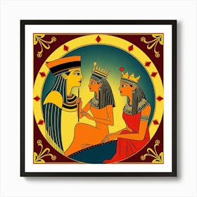 Egyptian Queens Art Print