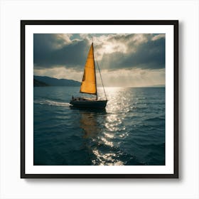 Default I Want A Picture Of A Boat In The Sea 2 Art Print