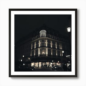 Paris At Night Stock Videos & Royalty-Free Footage Art Print