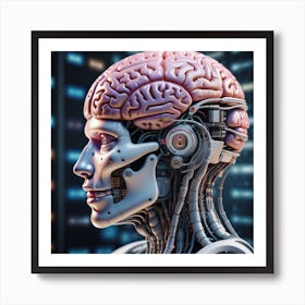 Humanoid Robot 7 Art Print