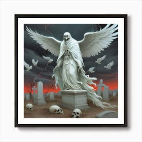 Angel Of Death 12 Art Print