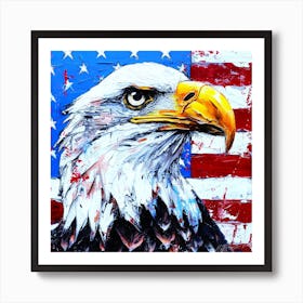 Americana 2000 - USA Bald Eagle Art Print